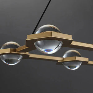 Eclatant Rectangular Chandelier 54" 72"-Arialamps