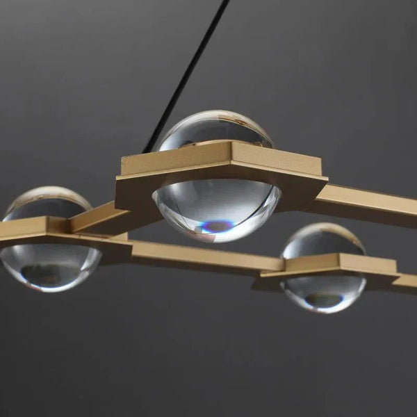 Eclatant Rectangular Chandelier 54" 72"-Arialamps