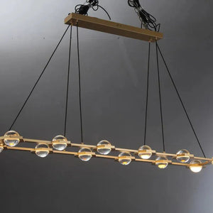 Eclatant Rectangular Chandelier 54" 72"-Arialamps