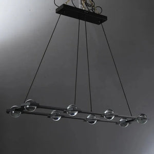 Eclatant Rectangular Chandelier 54" 72"-Arialamps