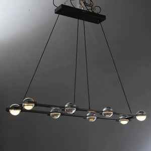 Eclatant Rectangular Chandelier 54" 72"-Arialamps