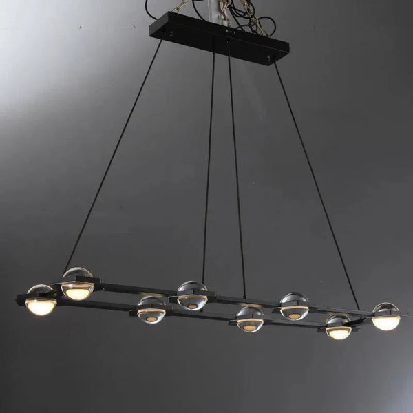 Eclatant Rectangular Chandelier 54" 72"-Arialamps