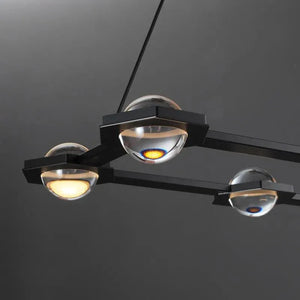 Eclatant Rectangular Chandelier 54" 72"-Arialamps