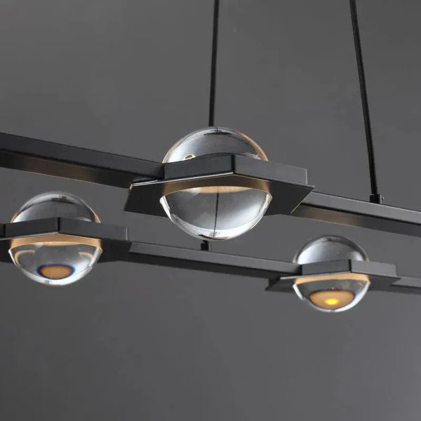 Eclatant Rectangular Chandelier 54" 72"-Arialamps