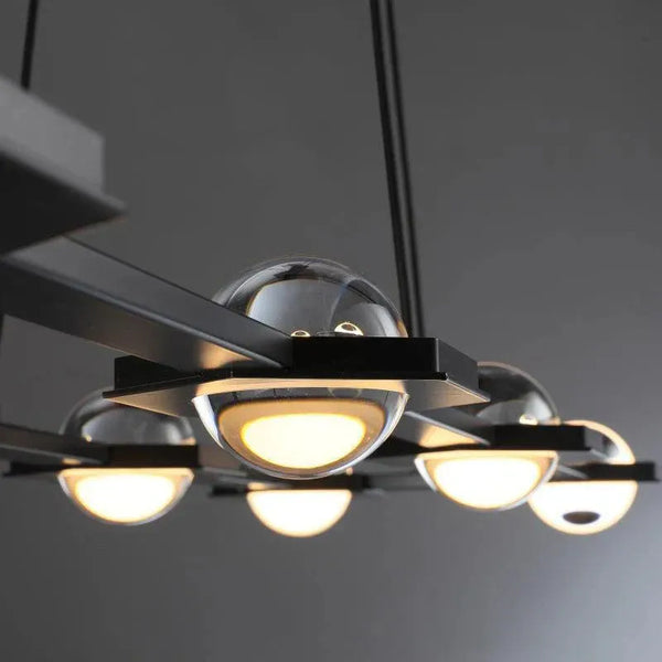 Eclatant Rectangular Chandelier 54" 72"-Arialamps