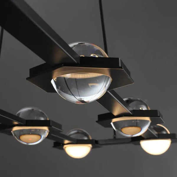 Eclatant Rectangular Chandelier 54" 72"-Arialamps