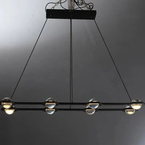 Eclatant Rectangular Chandelier 54" 72"-Arialamps