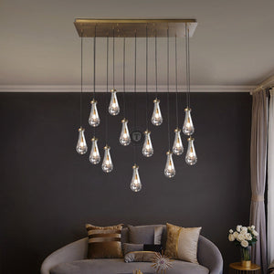 Raindrop Rectangular Chandelier