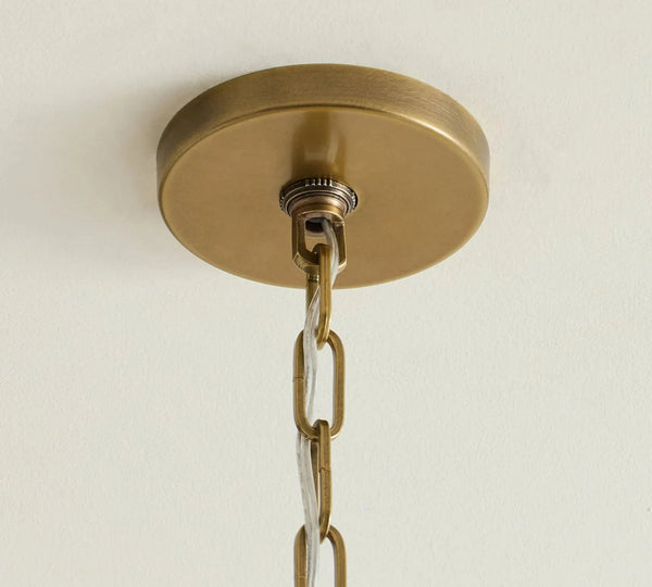 Elizabeth Glass Tapered Pendant (18") - Arialamps