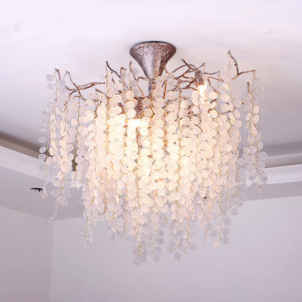 Ellie Modern Crystal Branch Chandelier - Ineffable Lighting