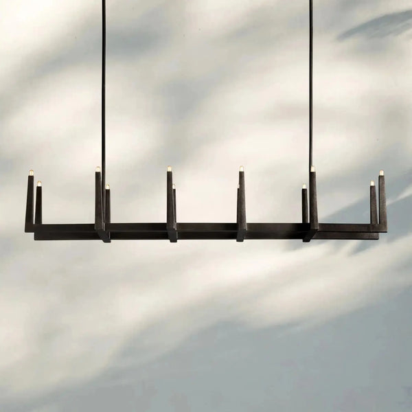 Emmet Linear Chandelier 48" 60" 72" - Arialamps