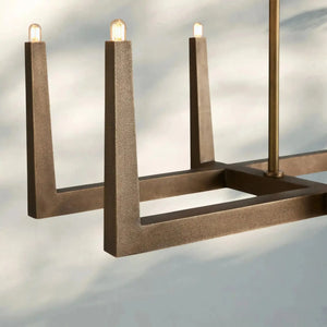 Emmet Linear Chandelier 48" 60" 72" - Arialamps