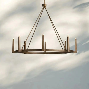 Emmet Round Chandelier - Arialamps