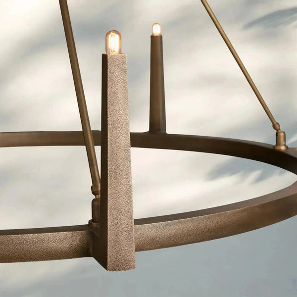 Emmet Round Chandelier - Arialamps