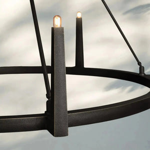 Emmet Round Chandelier - Arialamps