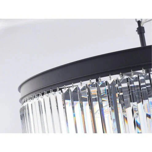 Extra Large 7 - Tier Luxury Crystal Chandelier in Black/Coffee/Gold/Chrome Finish Color - Arialamps