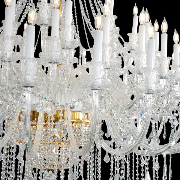 Extra Large Classic Traditional Crystal Chandelier 60/72/90 Lights for Showroom, Foyer , Wedding Hall - Arialamps