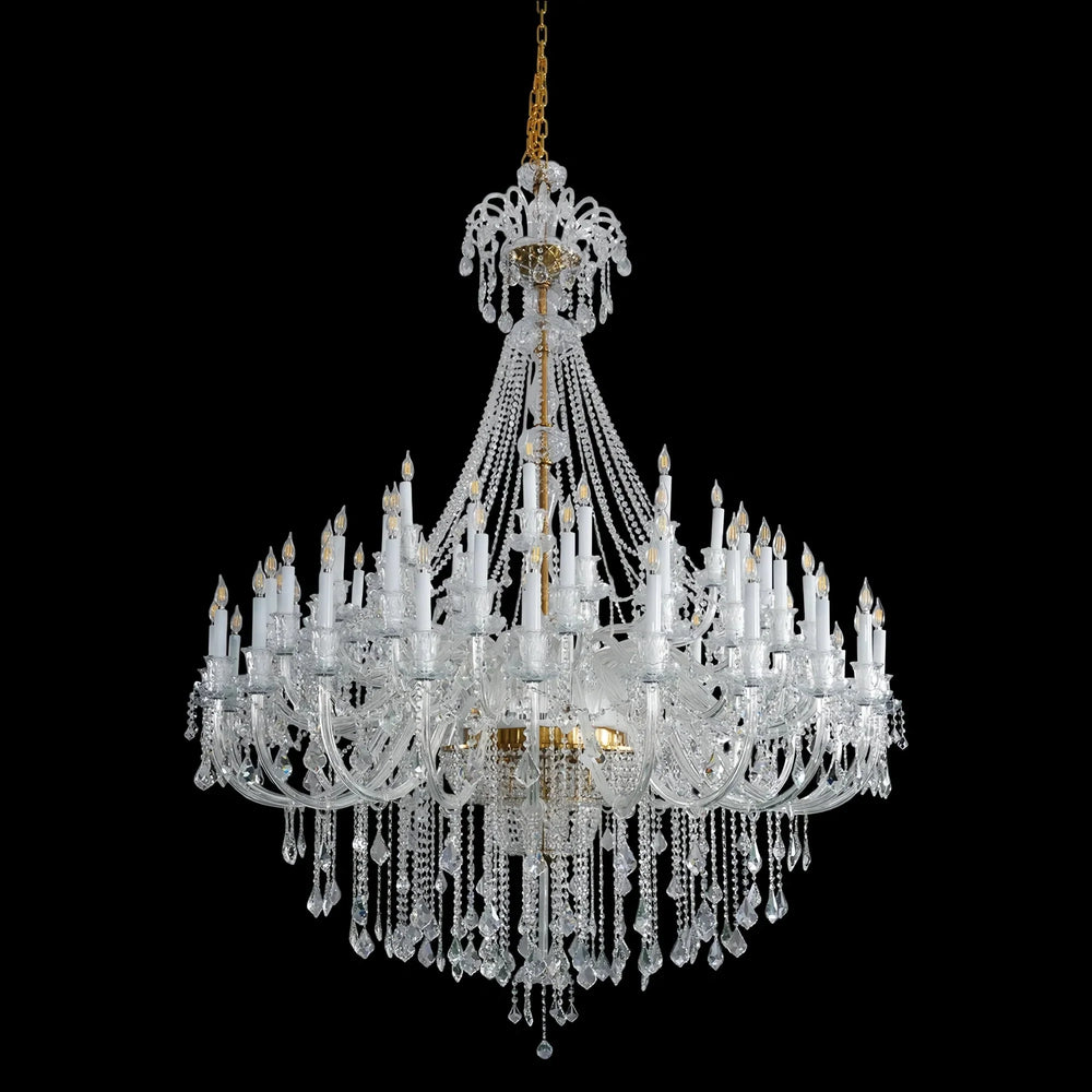 Extra Large Classic Traditional Crystal Chandelier 60/72/90 Lights for Showroom, Foyer , Wedding Hall - Arialamps