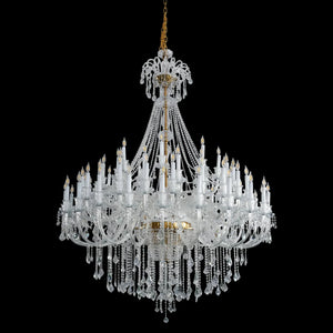 Extra Large Classic Traditional Crystal Chandelier 60/72/90 Lights for Showroom, Foyer , Wedding Hall - Arialamps