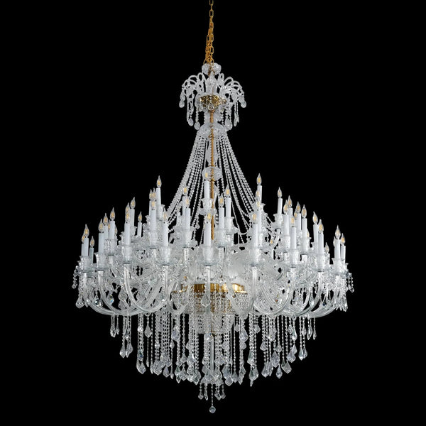 Extra Large Classic Traditional Crystal Chandelier 60/72/90 Lights for Showroom, Foyer , Wedding Hall - Arialamps