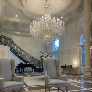 Extra Large Classic Traditional Crystal Chandelier 60/72/90 Lights for Showroom, Foyer , Wedding Hall - Arialamps