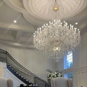 Extra Large Classic Traditional Crystal Chandelier 60/72/90 Lights for Showroom, Foyer , Wedding Hall - Arialamps