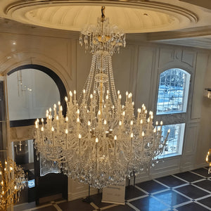 Extra Large Classic Traditional Crystal Chandelier 60/72/90 Lights for Showroom, Foyer , Wedding Hall - Arialamps