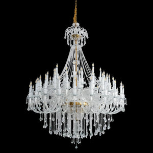 Extra Large Classic Traditional Crystal Chandelier 60/72/90 Lights for Showroom, Foyer , Wedding Hall - Arialamps