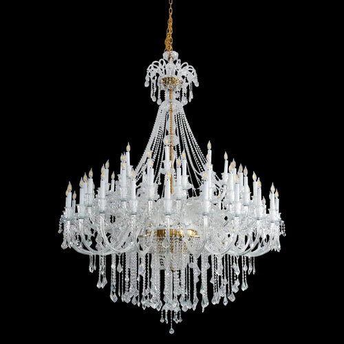 Extra Large Classic Traditional Crystal Chandelier 60/72/90 Lights for Showroom, Foyer , Wedding Hall - Arialamps