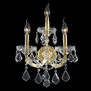 Extra Large Elegant Crystal Chandelier in Branch Style with Candle Layers for Stairs Living Room and Foyer-Chandeliers-Wall Sconce-Gold-Warm Light-Arialamps