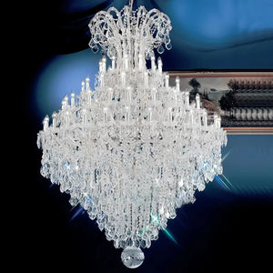 Extra Large Multi - layers Luxury Candle Branch Crystal Chandelier - Arialamps