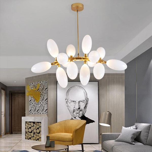 Fashion Grape Artistic Linear Chandelier-chandeliers for dining room,chandeliers for stairw-Arialamps