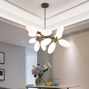 Fashion Grape Artistic Linear Chandelier-chandeliers for dining room,chandeliers for stairw-Arialamps