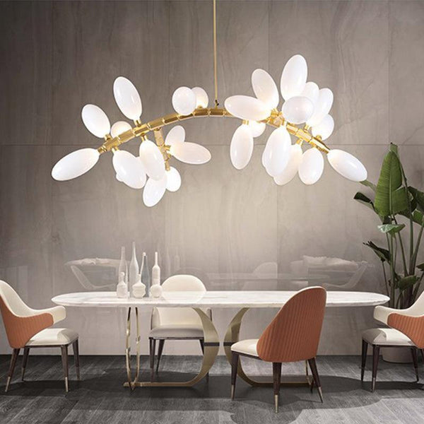 Fashion Grape Linear Chandelier 57" L-chandeliers for dining room,chandeliers for stairw-Style B-Arialamps