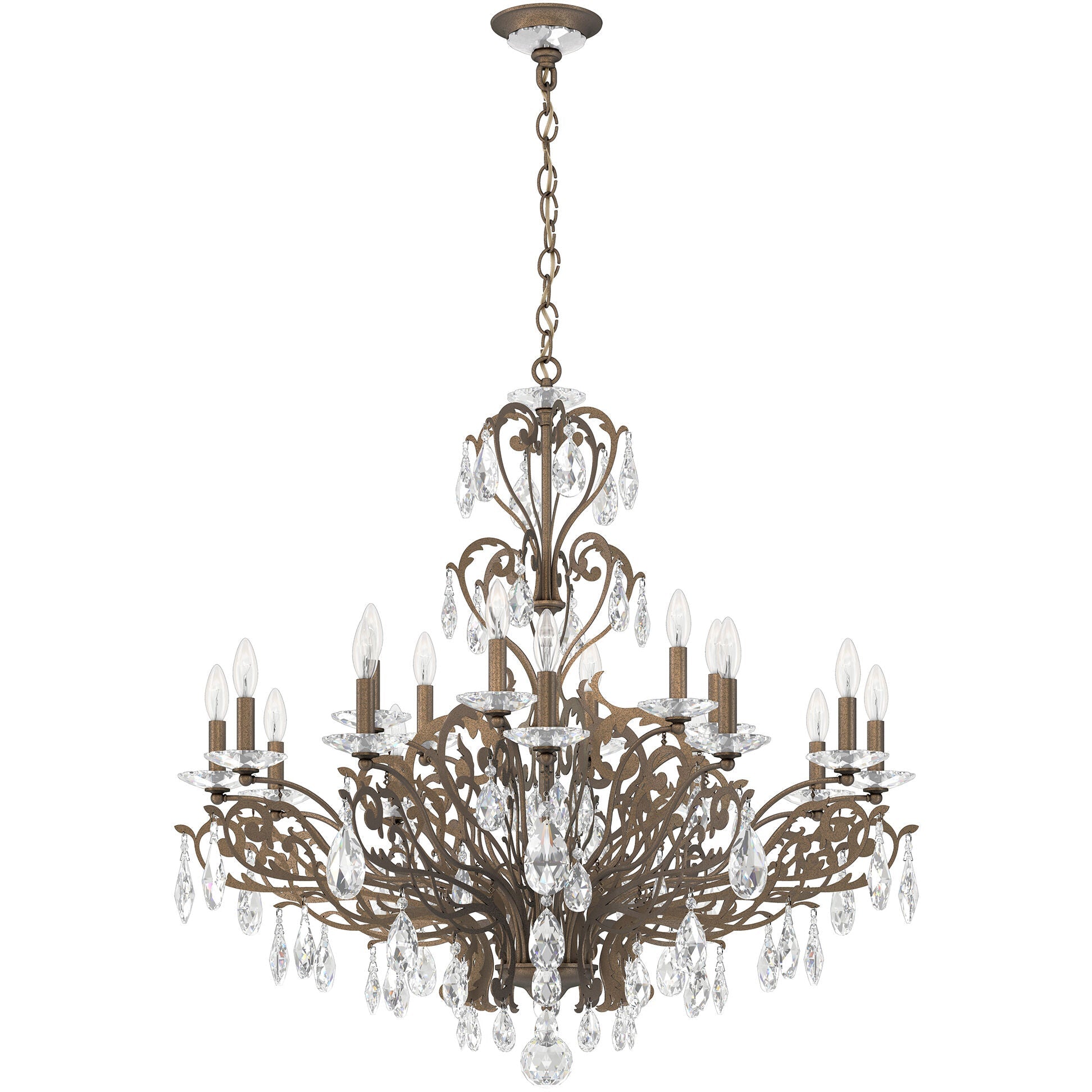Filigrae Crystal Chandelier39"