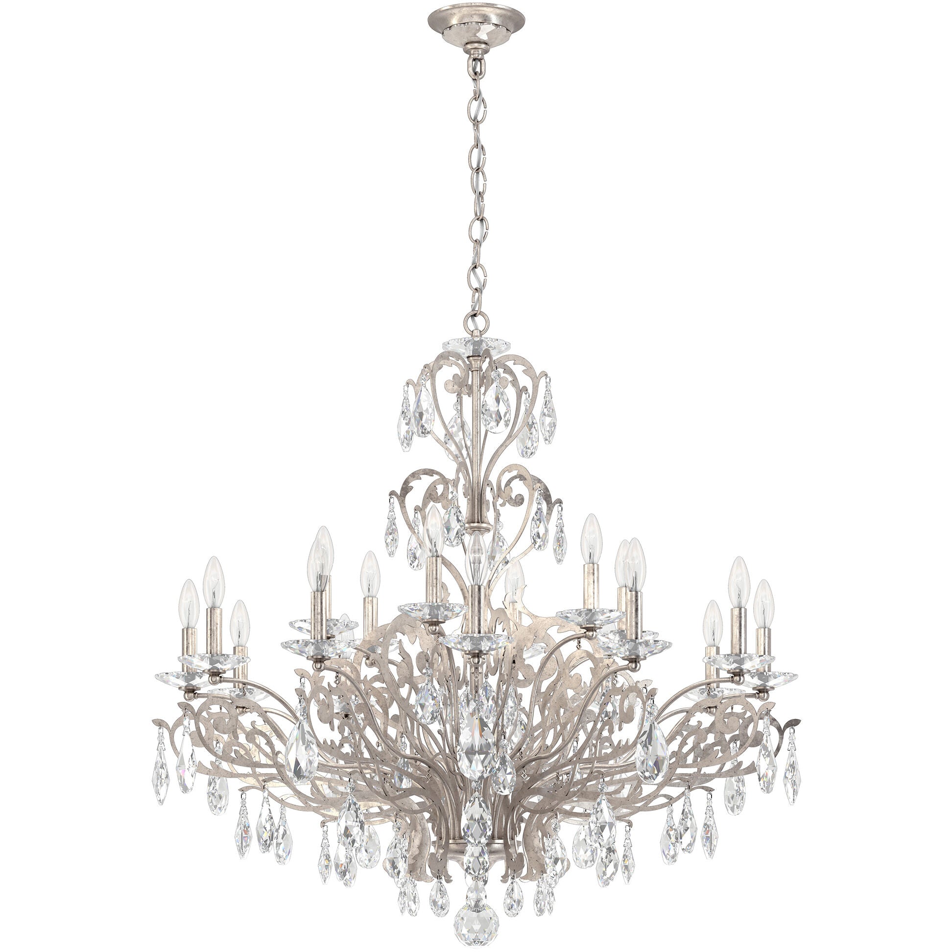 Filigrae Crystal Chandelier39"