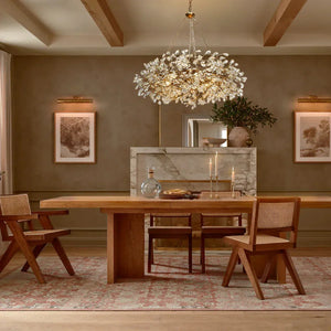 Fiore Crown Crystal Branch Chandelier 39" 48" 60“-