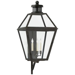 Fitzroy Large Bracketed Ted Lantern Wall Sconce Outdoor - Arialamps