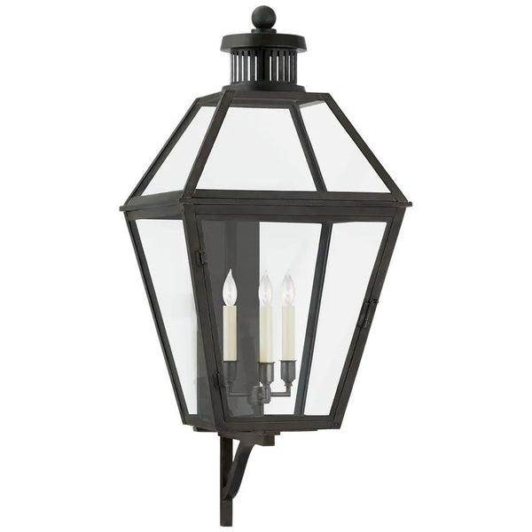 Fitzroy Large Bracketed Ted Lantern Wall Sconce Outdoor - Arialamps