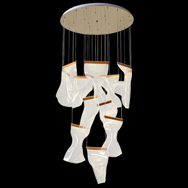 Flame Branch Chandelier-chandeliers for dining room,chandeliers for stairways,chandeliers for foyer,chandeliers for bedrooms,chandeliers for kitchen,chandeliers for living room-Arialamps