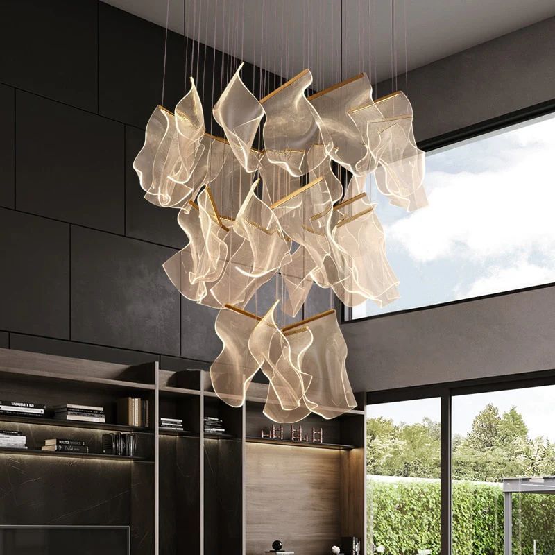 Flame Branch Chandelier-chandeliers for dining room,chandeliers for stairways,chandeliers for foyer,chandeliers for bedrooms,chandeliers for kitchen,chandeliers for living room-Arialamps