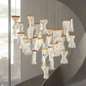 Flame Branch Chandelier-chandeliers for dining room,chandeliers for stairways,chandeliers for foyer,chandeliers for bedrooms,chandeliers for kitchen,chandeliers for living room-Arialamps