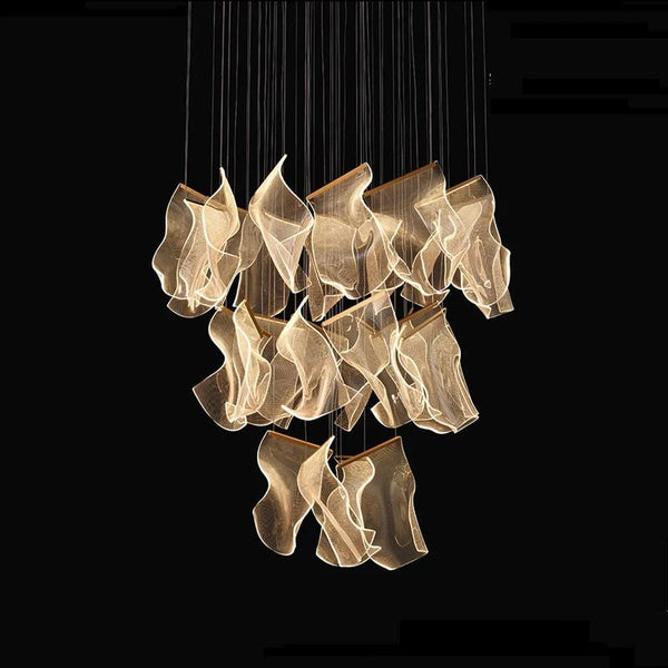 Flame Branch Chandelier-chandeliers for dining room,chandeliers for stairways,chandeliers for foyer,chandeliers for bedrooms,chandeliers for kitchen,chandeliers for living room-Arialamps