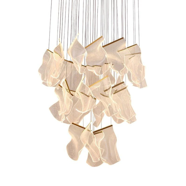 Flame Branch Chandelier-chandeliers for dining room,chandeliers for stairways,chandeliers for foyer,chandeliers for bedrooms,chandeliers for kitchen,chandeliers for living room-Arialamps