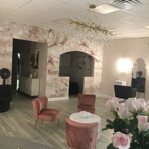 French Branch Crystal Chandelier with Elegant Crystal Leaves-Chandeliers-Arialamps