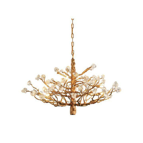 Gemstone Branch Chandelier-chandeliers for dining room,chandeliers for stairways,chandeliers for foyer,chandeliers for bedrooms,chandeliers for kitchen,chandeliers for living room-8heads size: L 23.6″(60cm) x H 21.7″(55cm)-Arialamps