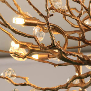 Gemstone Branch Chandelier-chandeliers for dining room,chandeliers for stairways,chandeliers for foyer,chandeliers for bedrooms,chandeliers for kitchen,chandeliers for living room-Arialamps