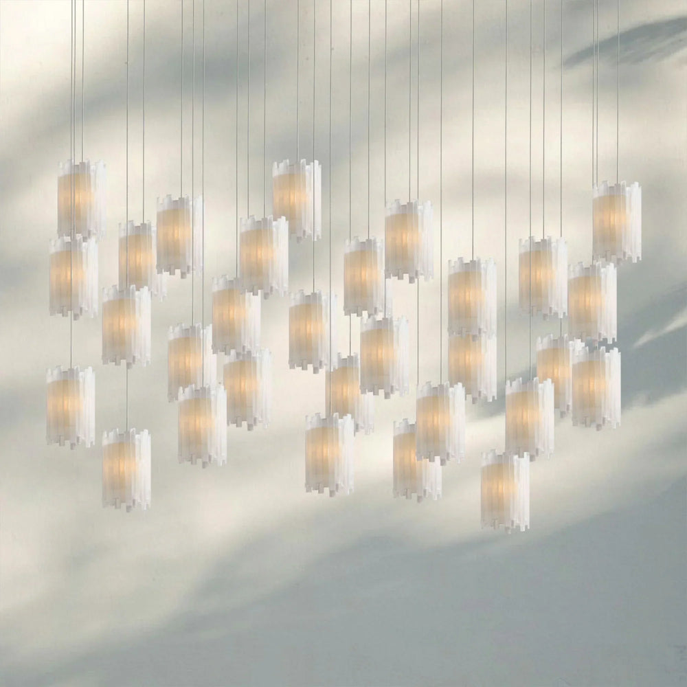 Giana Rectangular Chandelier 15/30-Light-15-Light-