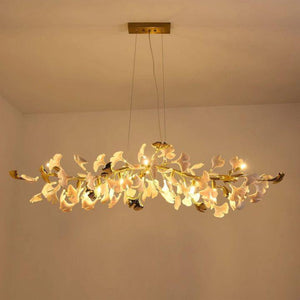 Ginkgo Luxury Chandelier Style C-chandeliers for dining room,chandeliers for stairways,chandeliers for foyer,chandeliers for bedrooms,chandeliers for kitchen,chandeliers for living room-L 39.4″(100cm) x W 17.7″(45cm) x H 15.7″(40cm) (G9*8)-Arialamps