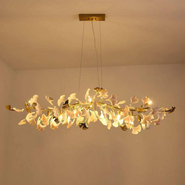 Ginkgo Luxury Chandelier Style C-chandeliers for dining room,chandeliers for stairways,chandeliers for foyer,chandeliers for bedrooms,chandeliers for kitchen,chandeliers for living room-L 39.4″(100cm) x W 17.7″(45cm) x H 15.7″(40cm) (G9*8)-Arialamps